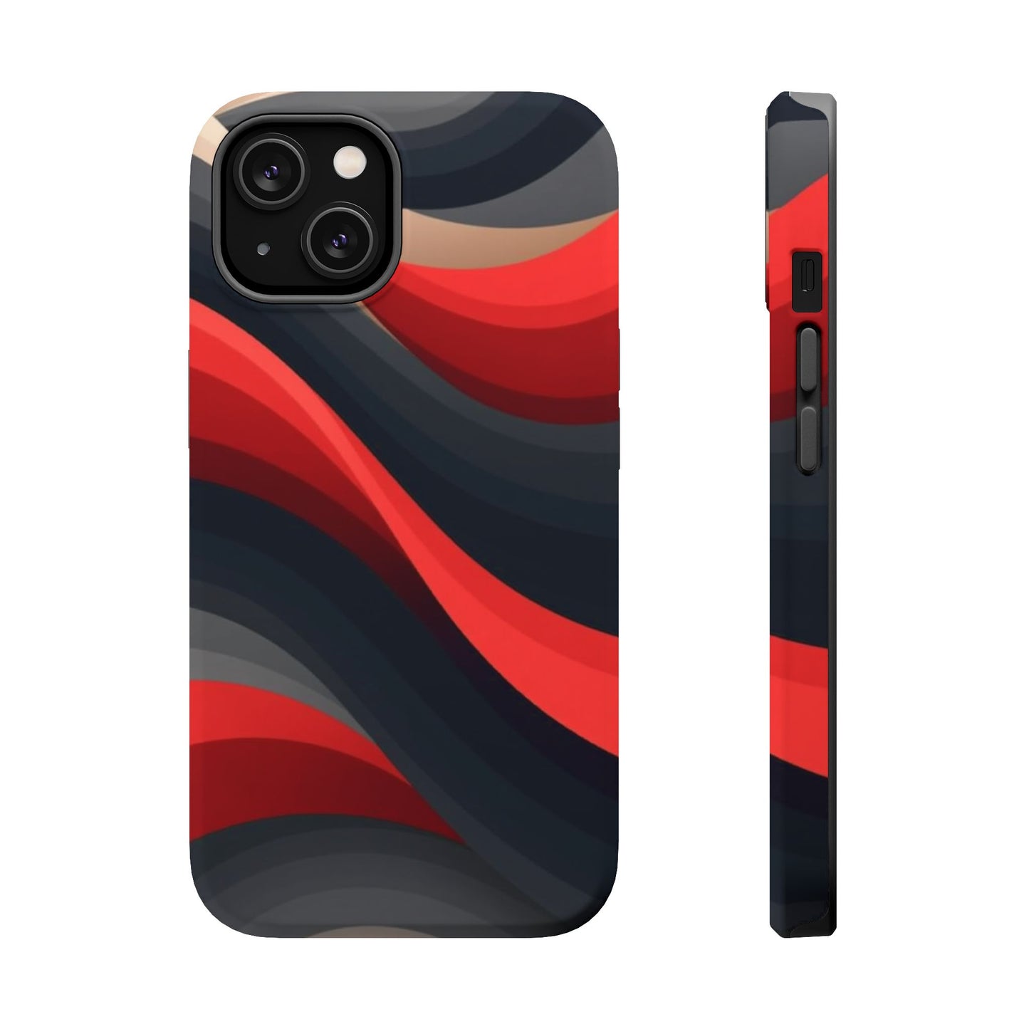Dynamic Elegance Phone Case - Bold Wave Design | Trendy Aesthetic Gift Idea