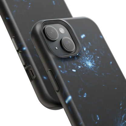 Galaxy Phone Case - Aesthetic iPhone Case | Blue Abstract Energy Design | Gifts for Him/Her | Sci-Fi Tech Vibes