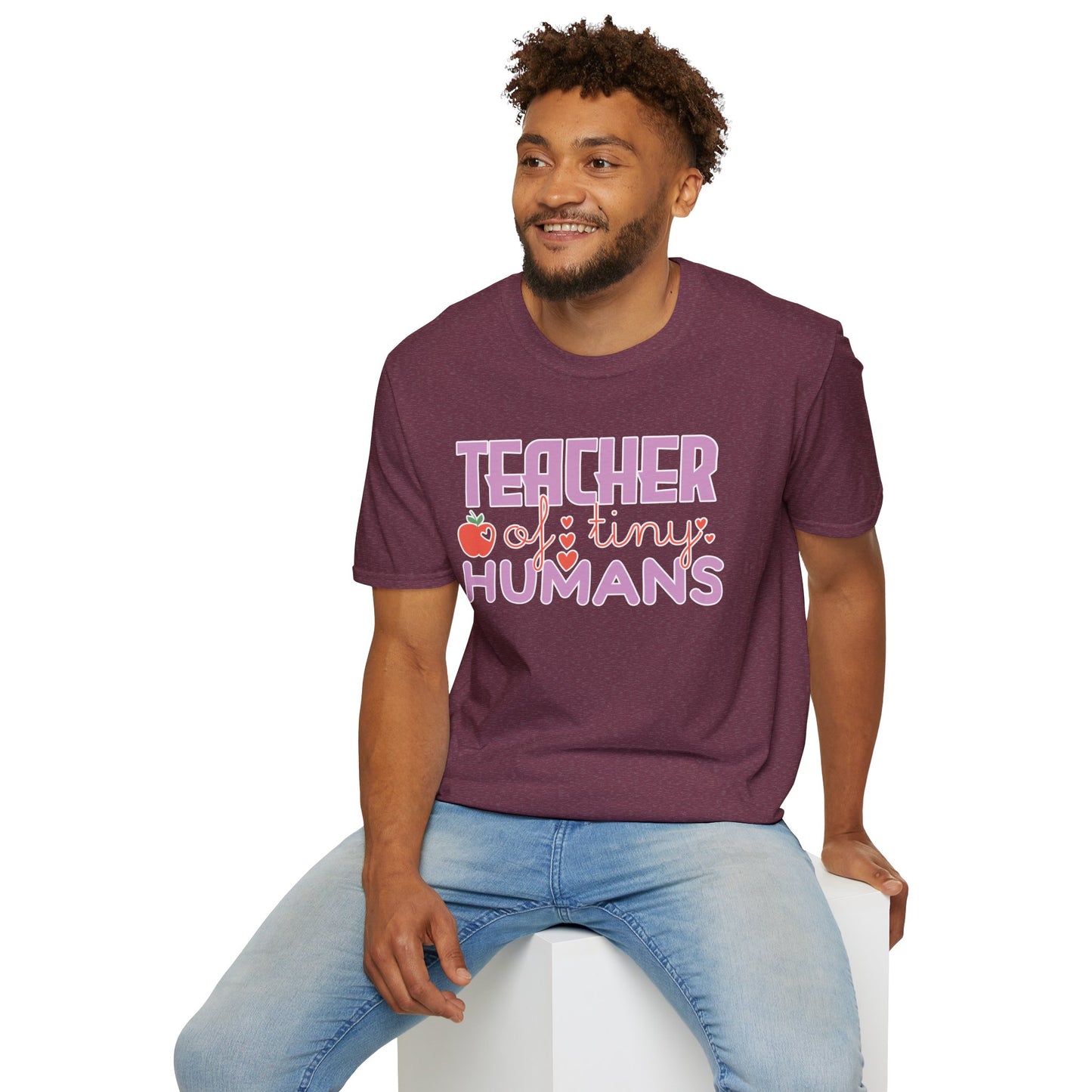 Teacher Appreciation Gift - “Teacher of Tiny Humans” Cute Tee, Preschool Teacher Shirt, Kindergarten Educator Gift