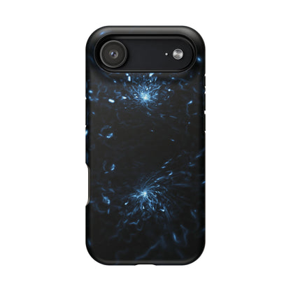 Galaxy Phone Case - Aesthetic iPhone Case | Blue Abstract Energy Design | Gifts for Him/Her | Sci-Fi Tech Vibes
