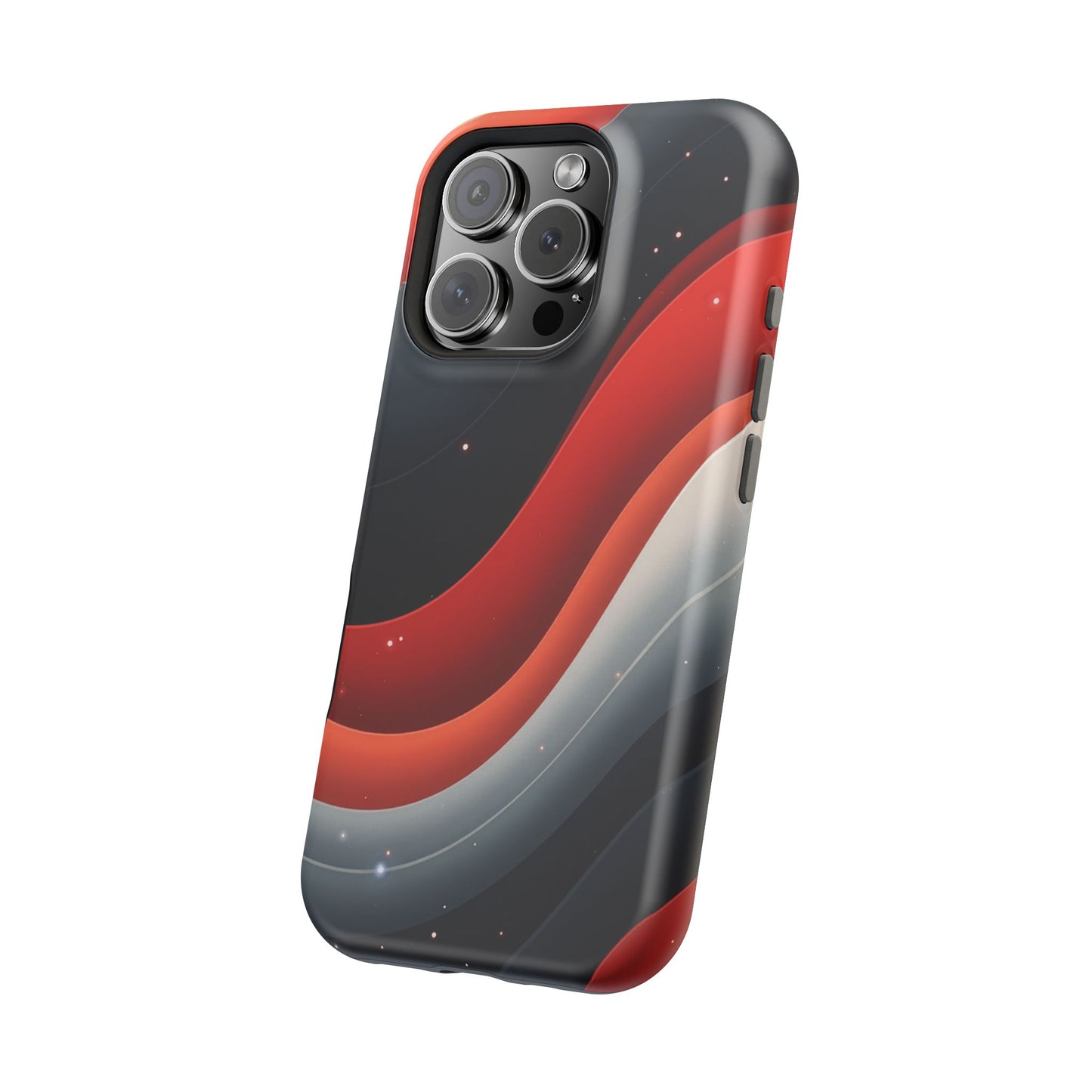 Celestial Waves iPhone Case - Galaxy Space Design, Aesthetic Gift Idea