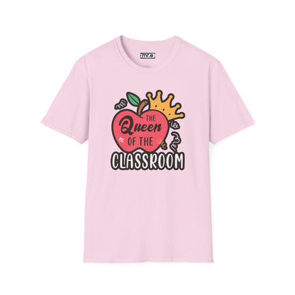 Teacher Shirt - Queen of the Classroom Tee, Gift for Teachers, Appreciation Gift, Cute Educator Graphic Top, Back to School Outfit