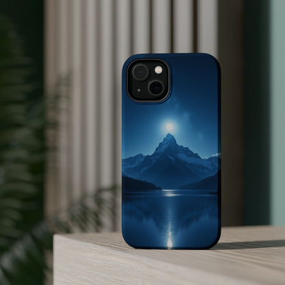 Mountain Moon Phone Case - Serene Landscape iPhone Cover - Nature Lover Gift