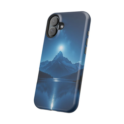 Mountain Moon Phone Case - Serene Landscape iPhone Cover - Nature Lover Gift