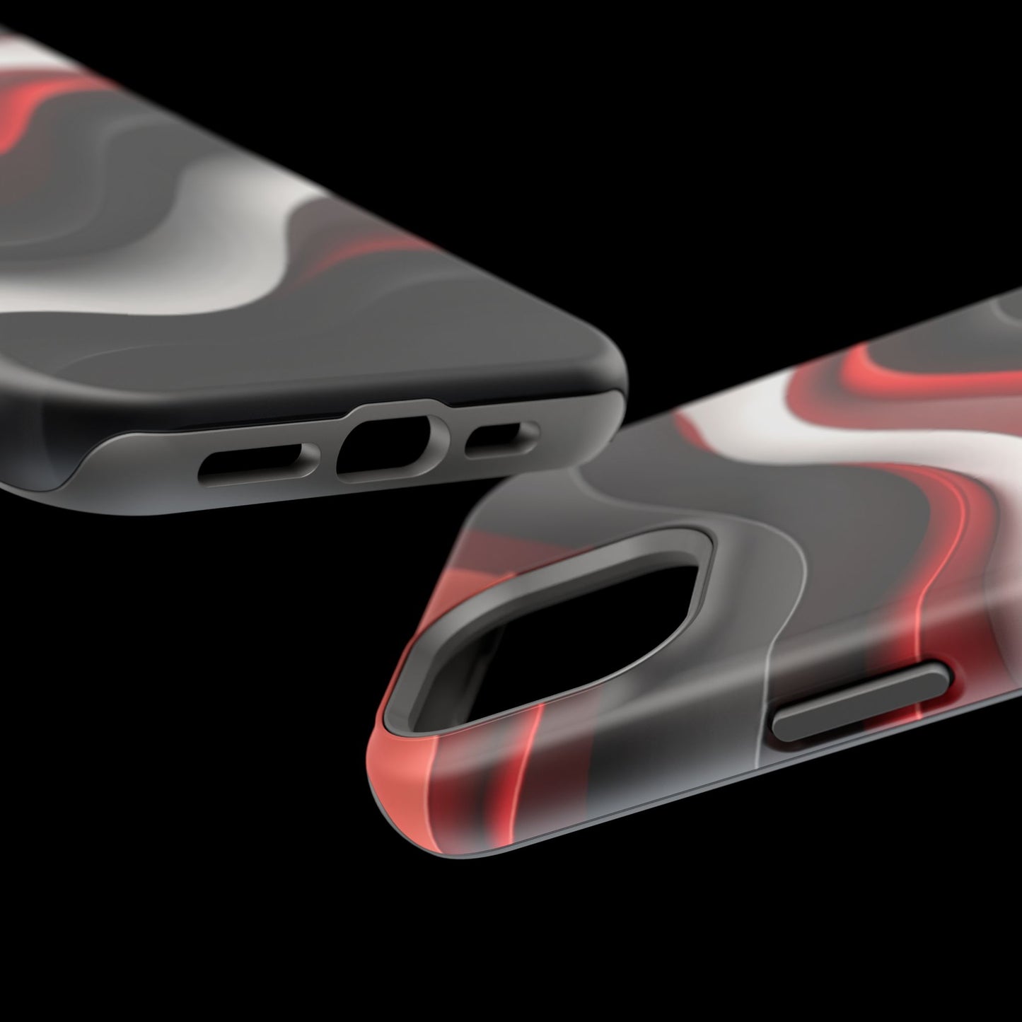 Statement Wave Phone Case - Aesthetic iPhone Case, Edgy Gift Idea, Trendy Summer Accessory