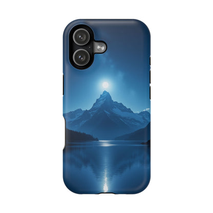 Mountain Moon Phone Case - Serene Landscape iPhone Cover - Nature Lover Gift