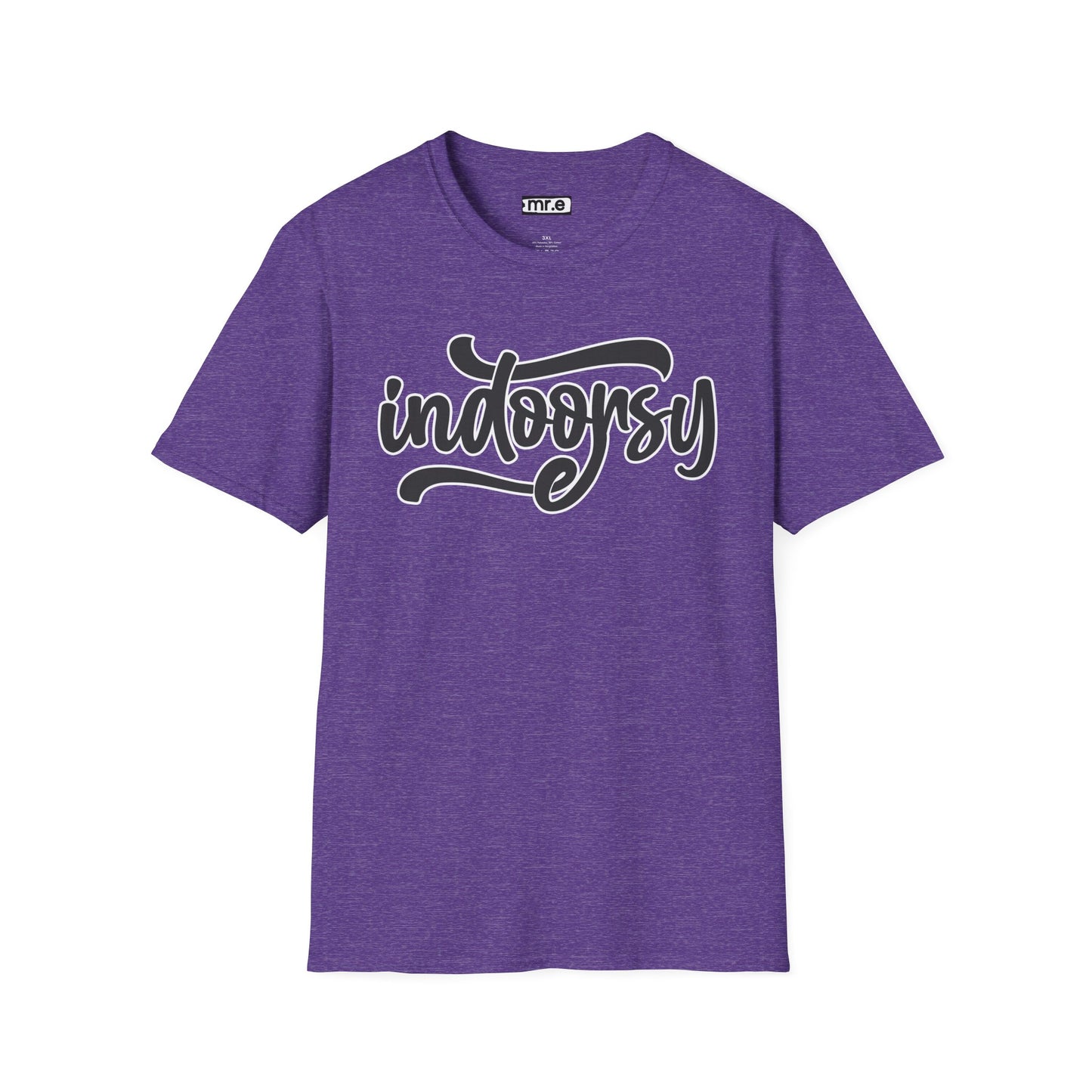 "Indoorsy" Funny Indoor Lifestyle T-Shirt – Quirky & Cozy Graphic Tee for Homebodies, Introverts & Lazy Legends