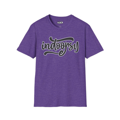 "Indoorsy" Funny Indoor Lifestyle T-Shirt – Quirky & Cozy Graphic Tee for Homebodies, Introverts & Lazy Legends