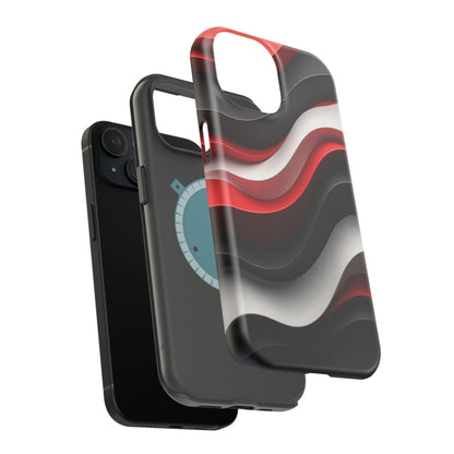 Statement Wave Phone Case - Aesthetic iPhone Case, Edgy Gift Idea, Trendy Summer Accessory