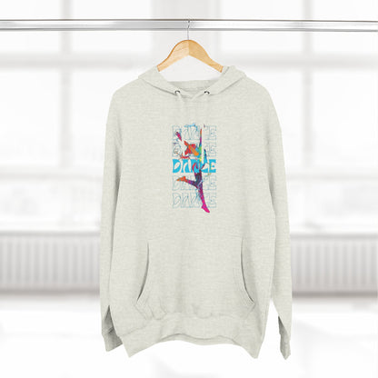 “Dance Dance Dance” Graphic Pullover, Motivational Dancer Gift, Dance Moms Inspired Apparel, Cozy Unisex Hoodie