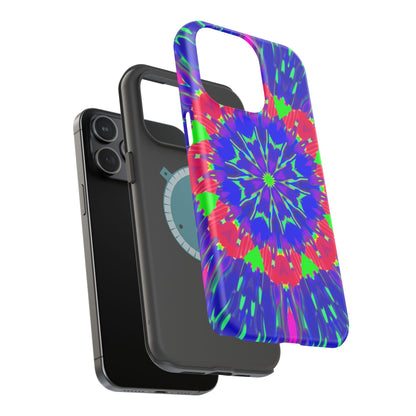 Neon Phone Case - Trippy iPhone Case, Rave Gift Idea, Aesthetic Y2K Accessory