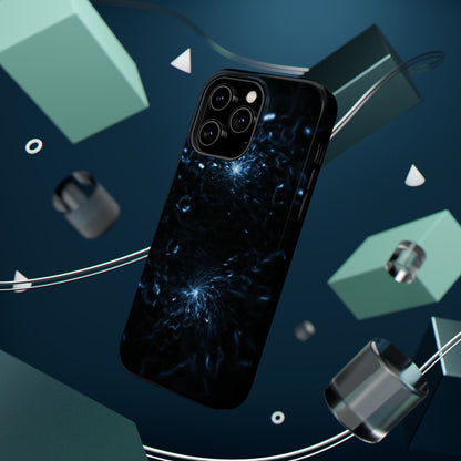 Galaxy Phone Case - Aesthetic iPhone Case | Blue Abstract Energy Design | Gifts for Him/Her | Sci-Fi Tech Vibes