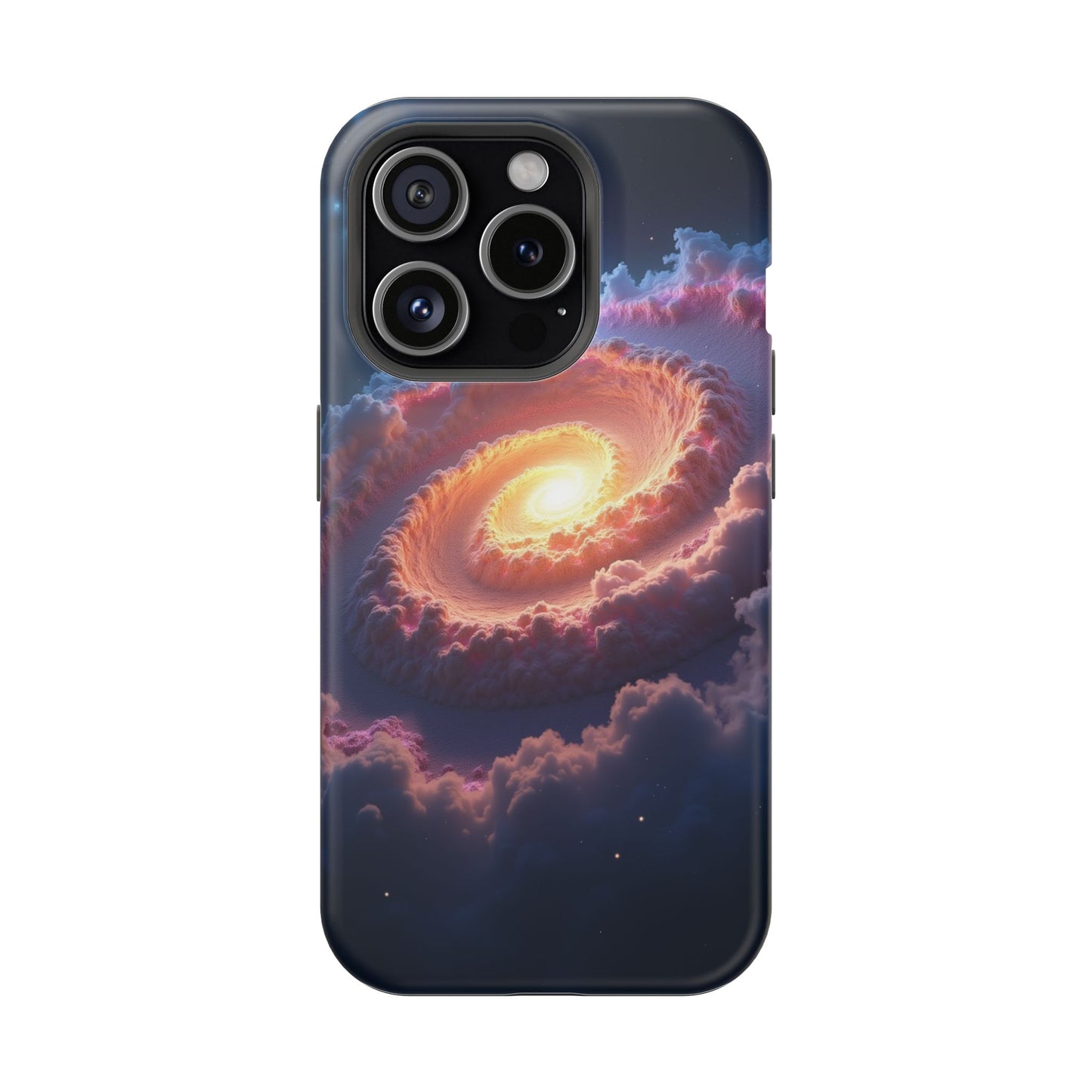 Ethereal Spiral Galaxy Phone Case for iPhone | Dreamy Aesthetic Slim Protective Cover