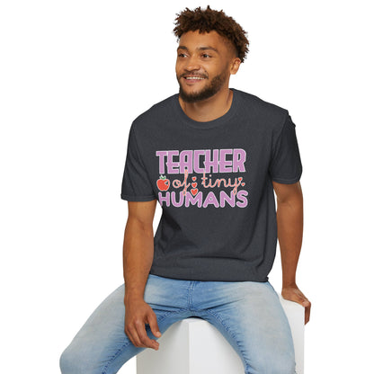 Teacher Appreciation Gift - “Teacher of Tiny Humans” Cute Tee, Preschool Teacher Shirt, Kindergarten Educator Gift