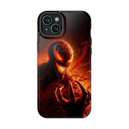 Fiery Alien Phone Case - Aesthetic iPhone Case | Sci-Fi Art Design | Gifts for Him | Unique Phone Accessories