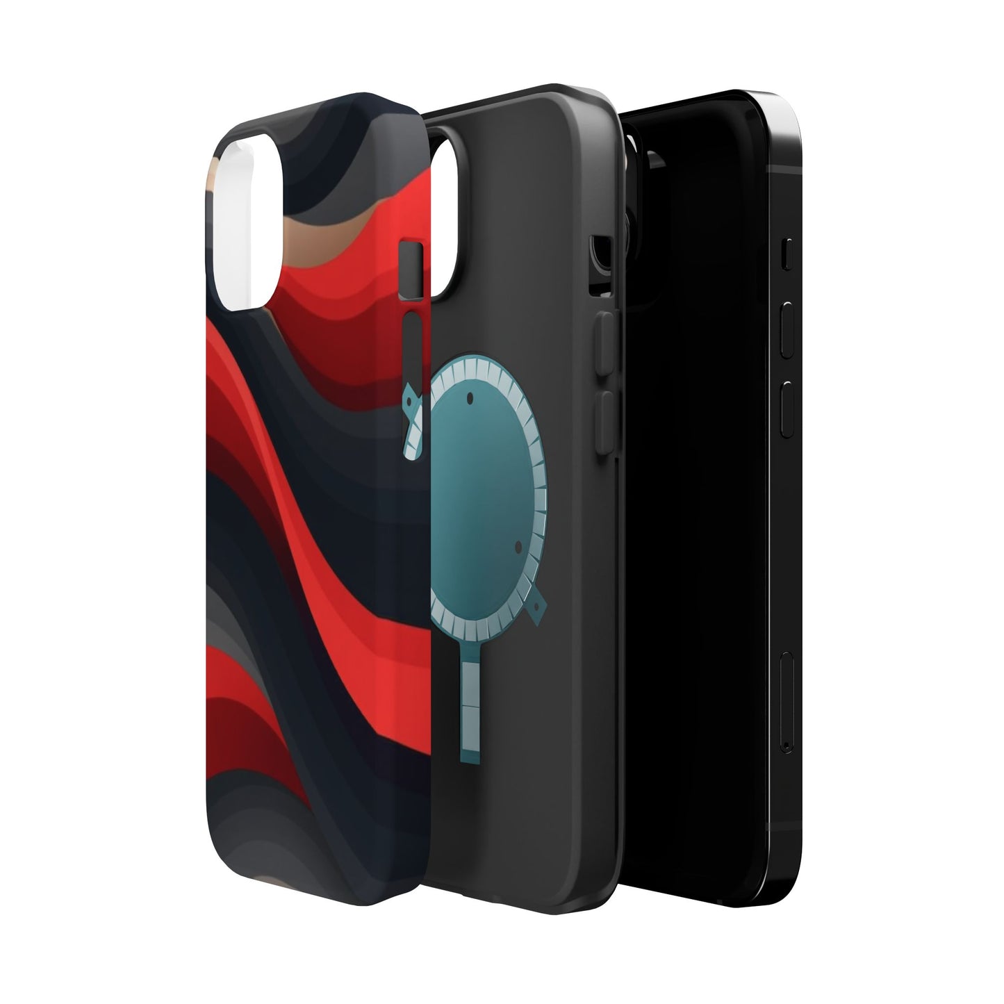 Dynamic Elegance Phone Case - Bold Wave Design | Trendy Aesthetic Gift Idea