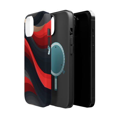 Dynamic Elegance Phone Case - Bold Wave Design | Trendy Aesthetic Gift Idea