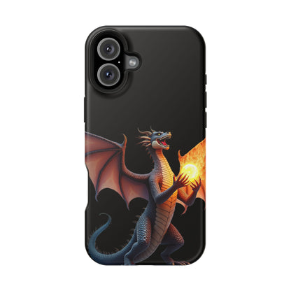 Dragon Fantasy MagSafe® iPhone Tough Case – Stunning Solid Design Protective Cover with Mythical Design