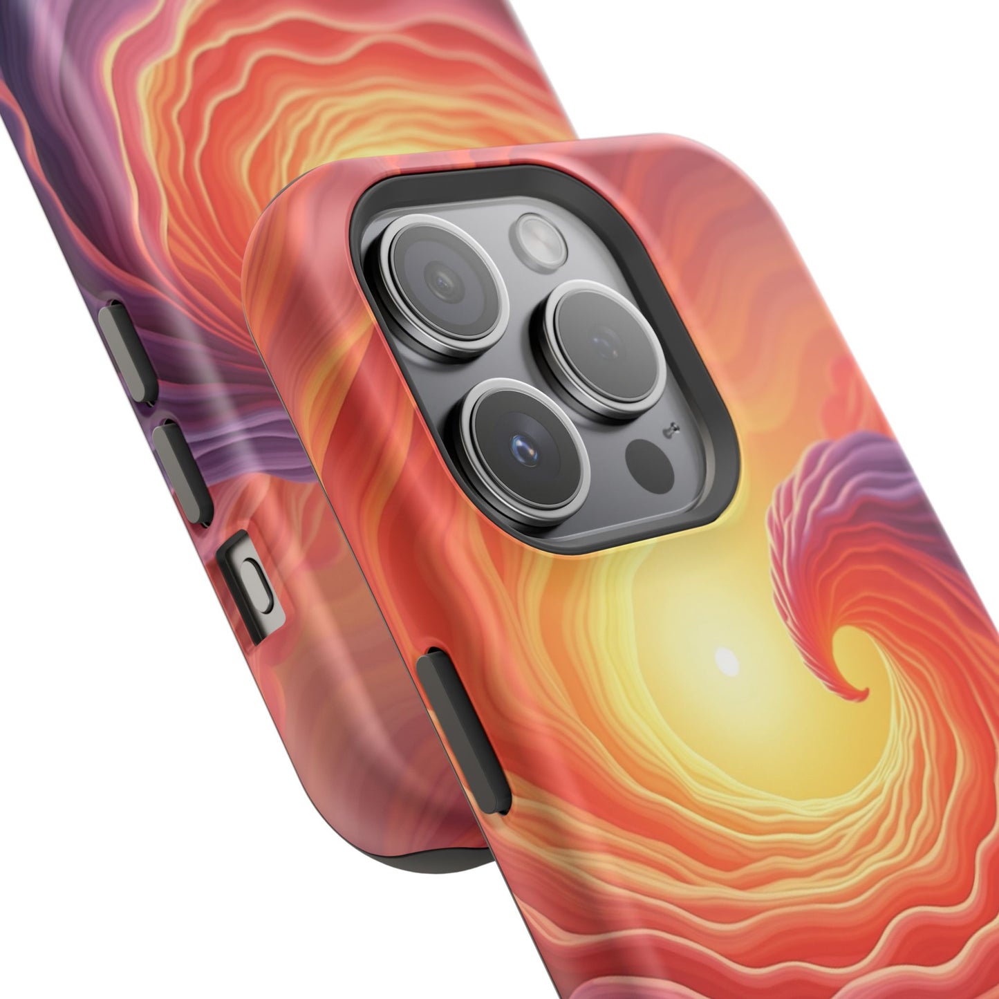 Sunburst Wave iPhone Case - Ocean Sunset Design, Aesthetic Beach Gift Idea