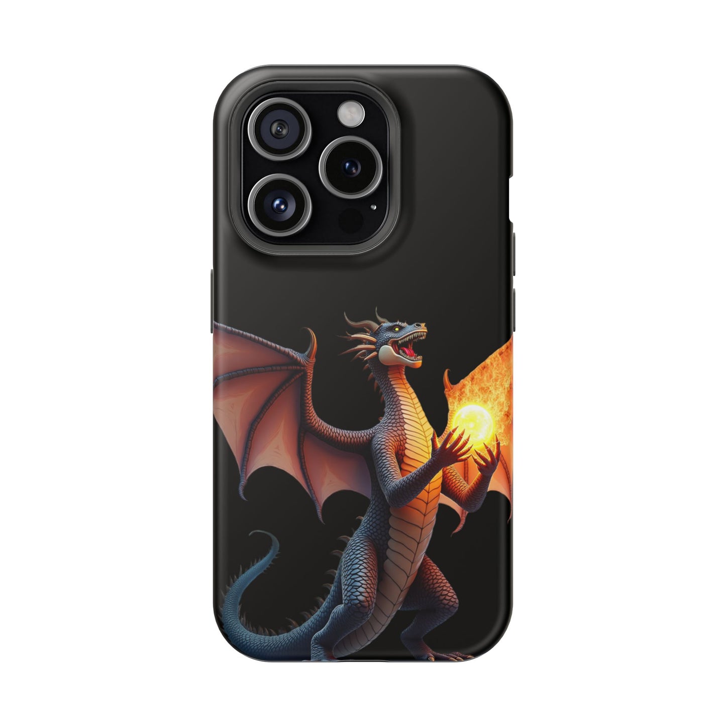 Dragon Fantasy MagSafe® iPhone Tough Case – Stunning Solid Design Protective Cover with Mythical Design