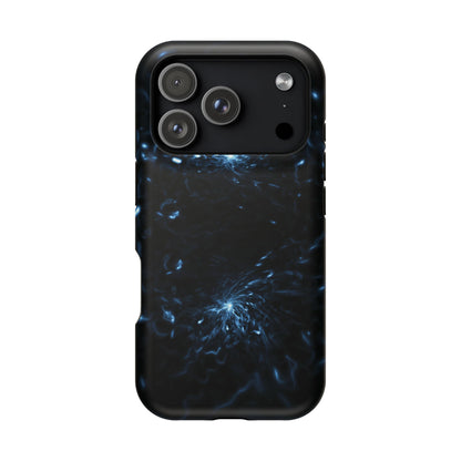 Galaxy Phone Case - Aesthetic iPhone Case | Blue Abstract Energy Design | Gifts for Him/Her | Sci-Fi Tech Vibes
