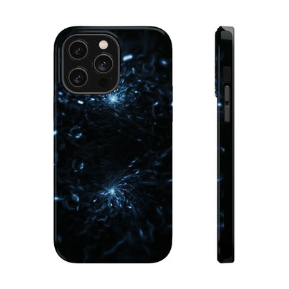 Galaxy Phone Case - Aesthetic iPhone Case | Blue Abstract Energy Design | Gifts for Him/Her | Sci-Fi Tech Vibes