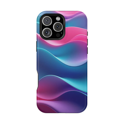 Aesthetic Wave Phone Case - Pastel iPhone Case, Cute Tumbler Gift Idea, Soft Girl Design