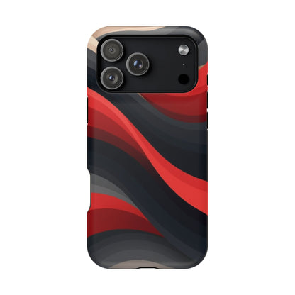 Dynamic Elegance Phone Case - Bold Wave Design | Trendy Aesthetic Gift Idea