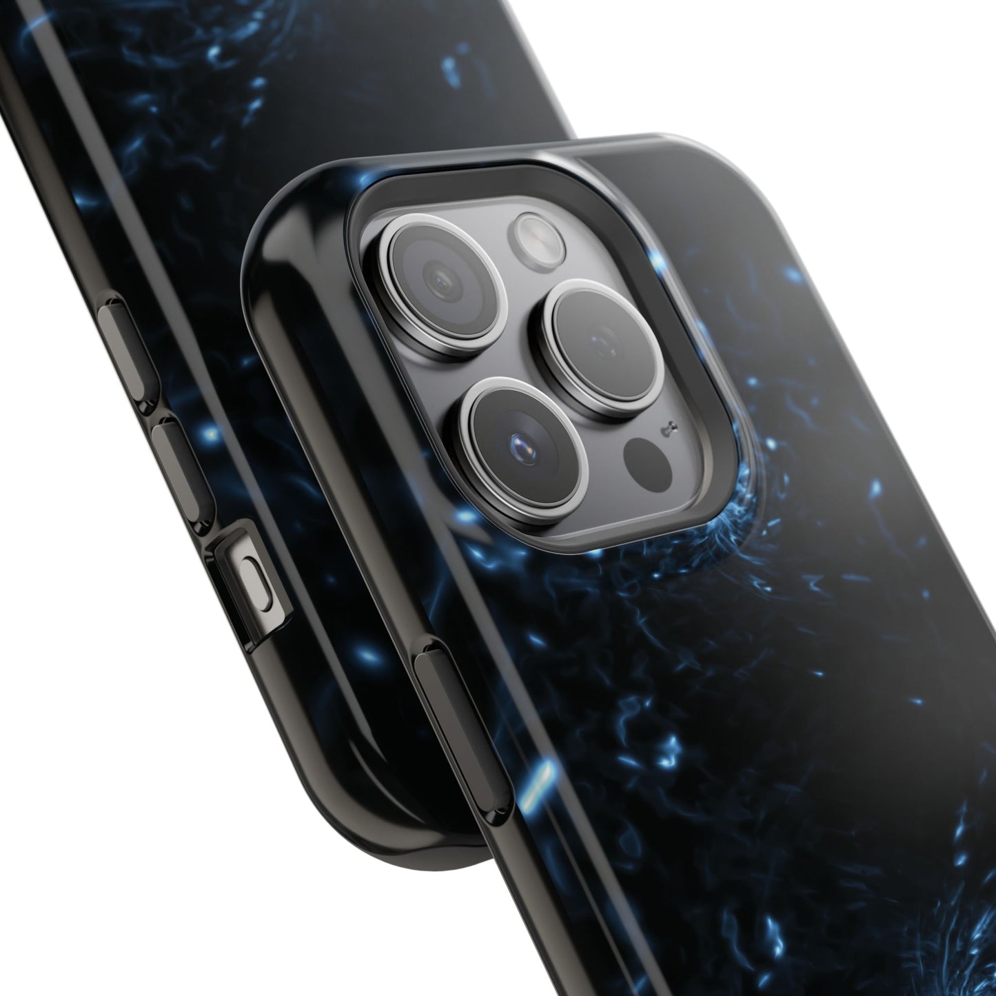 Galaxy Phone Case - Aesthetic iPhone Case | Blue Abstract Energy Design | Gifts for Him/Her | Sci-Fi Tech Vibes
