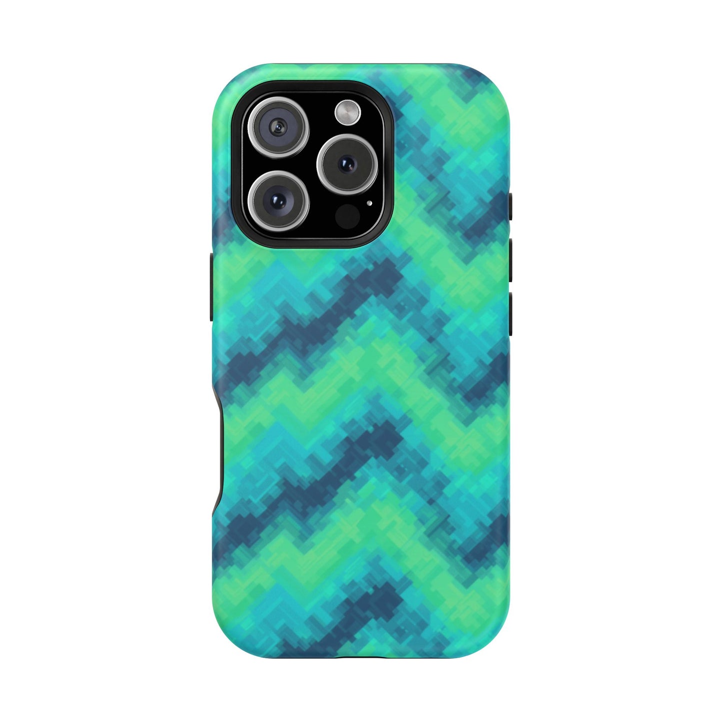 8-Bit Wave Phone Case for iPhone | Retro Pixel Art Slim Protective Cover