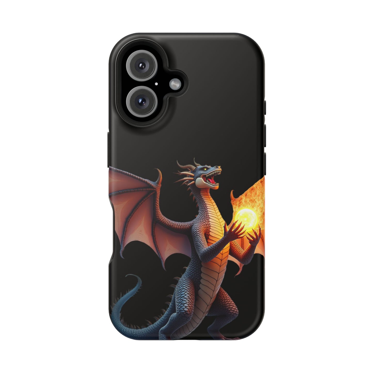 Dragon Fantasy MagSafe® iPhone Tough Case – Stunning Solid Design Protective Cover with Mythical Design