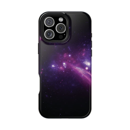 Purple Galaxy Phone Case - Aesthetic iPhone Case | Space Art Design | Gifts for Her | Unique Phone Accessories
