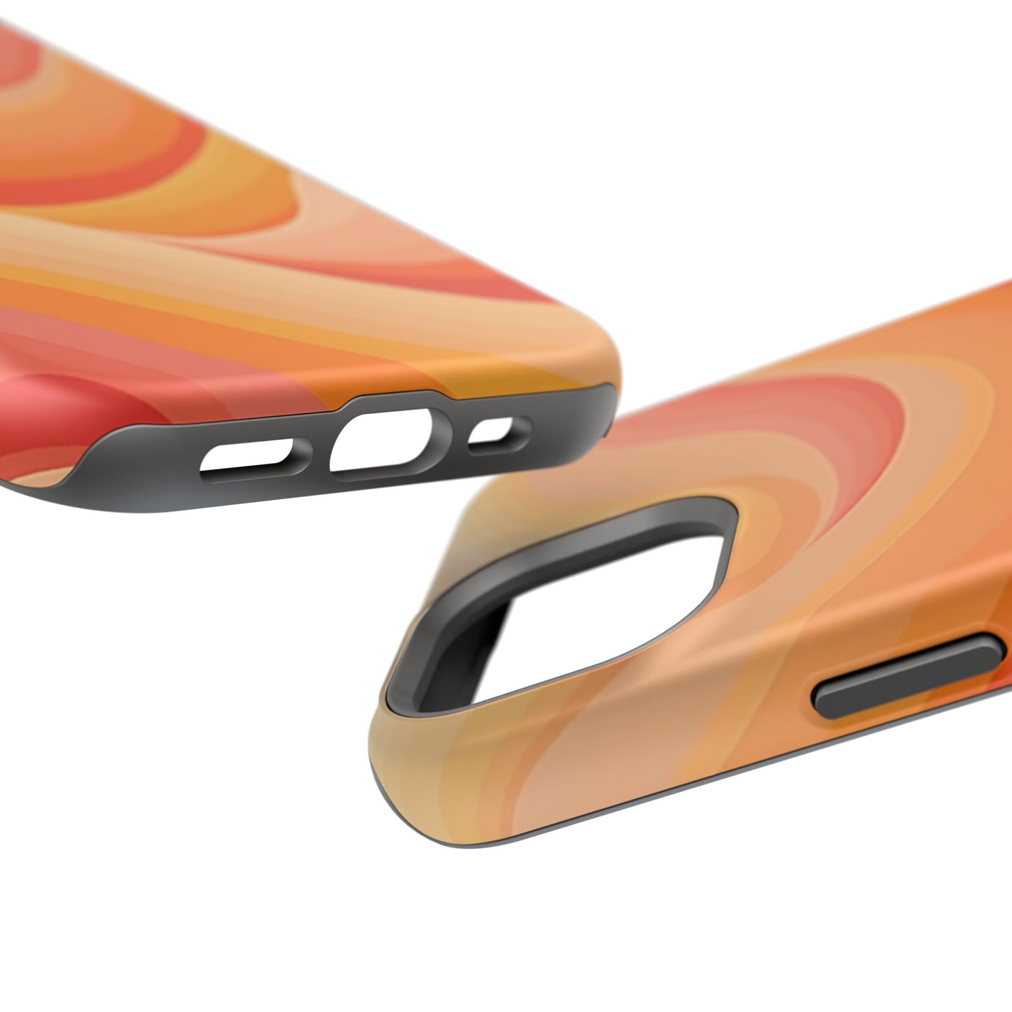 Retro Wave Phone Case - 70s Inspired Aesthetic | Orange Gradient iPhone Case | Gifts for Her | Vintage Style Sun Design