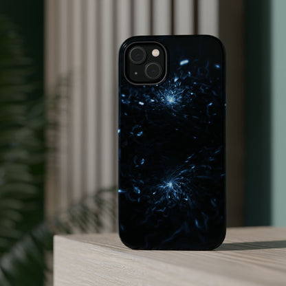 Galaxy Phone Case - Aesthetic iPhone Case | Blue Abstract Energy Design | Gifts for Him/Her | Sci-Fi Tech Vibes