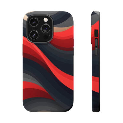 Dynamic Elegance Phone Case - Bold Wave Design | Trendy Aesthetic Gift Idea