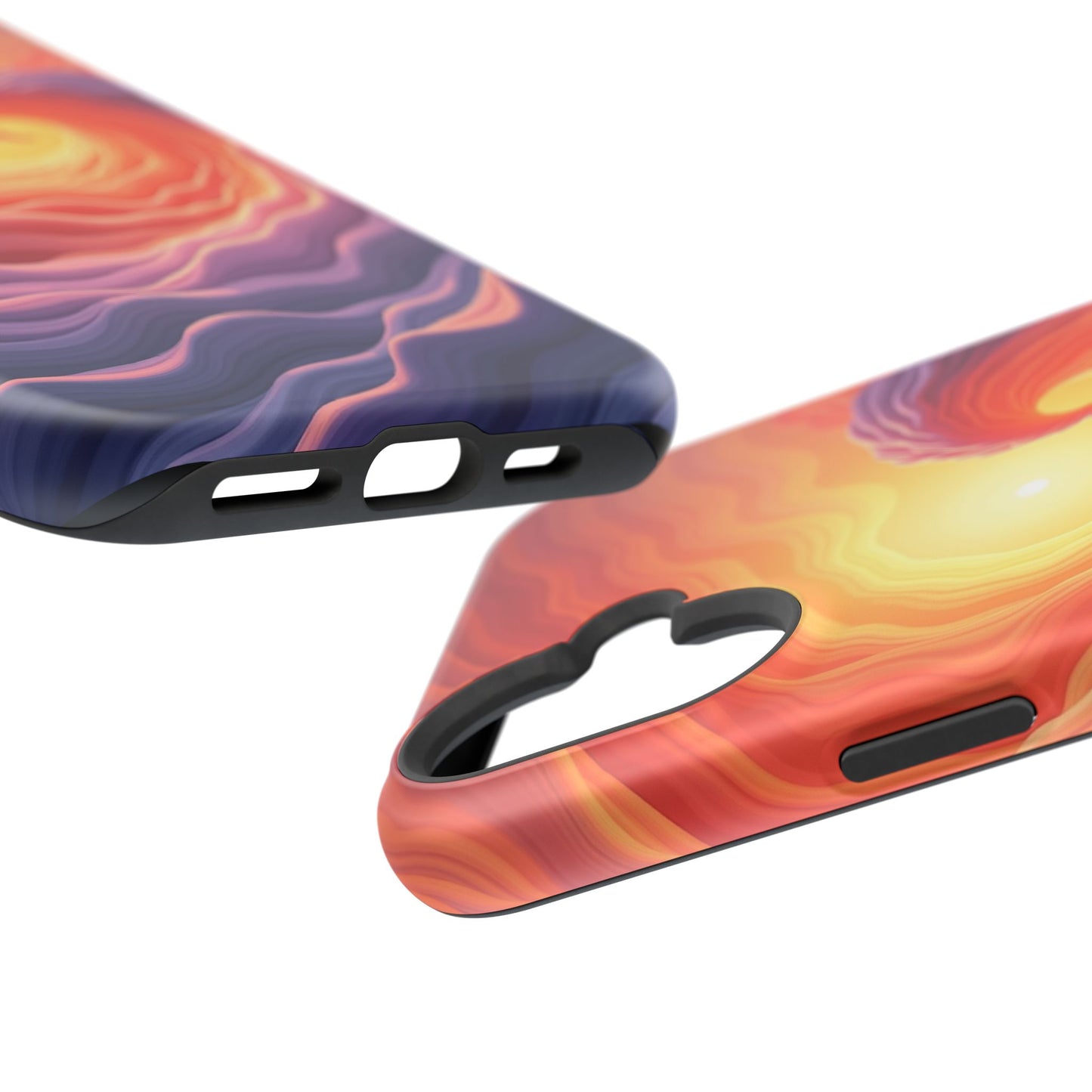 Sunburst Wave iPhone Case - Ocean Sunset Design, Aesthetic Beach Gift Idea