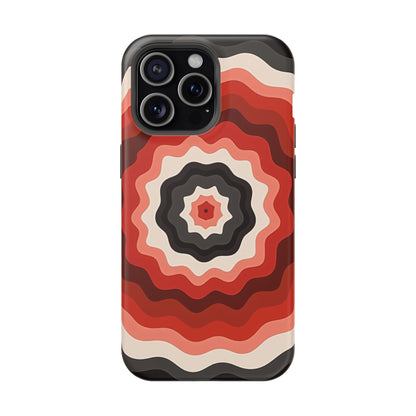 70s Wave Phone Case - Aesthetic iPhone Case, Vintage Gift Idea, Trendy Summer Accessory