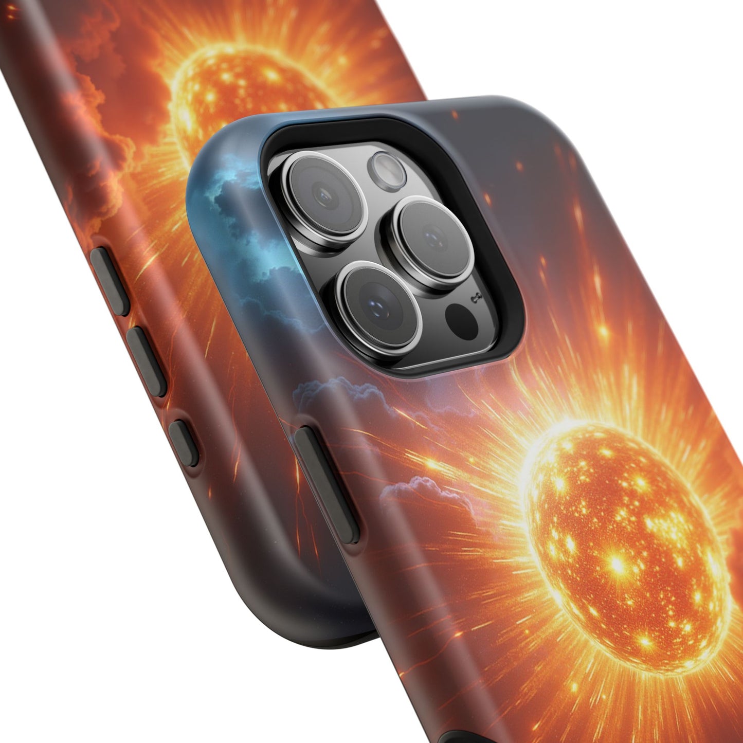 Sun Phone Case - Fiery Starburst iPhone Cover - Astronomy Gift for Him/Her
