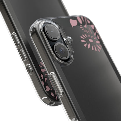 Elegant Floral Clear Phone Case – Minimalist Chic Protection