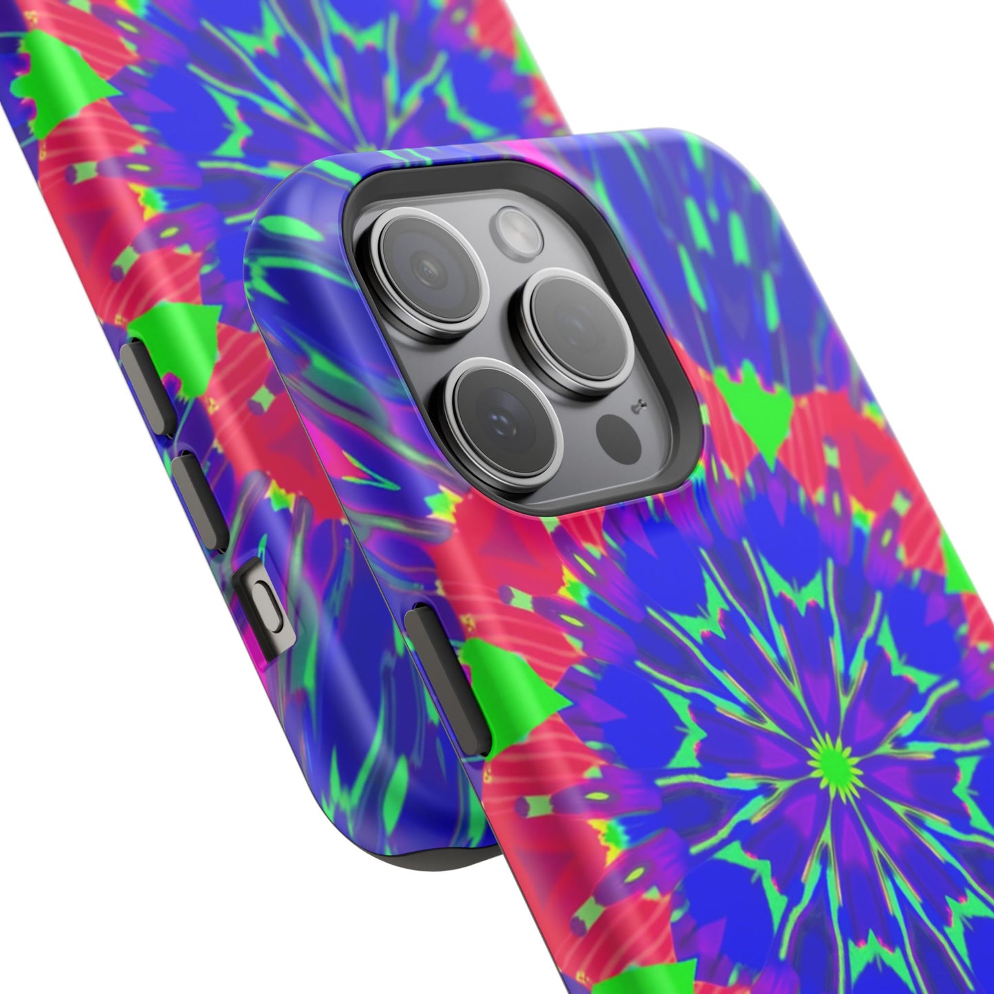 Neon Phone Case - Trippy iPhone Case, Rave Gift Idea, Aesthetic Y2K Accessory