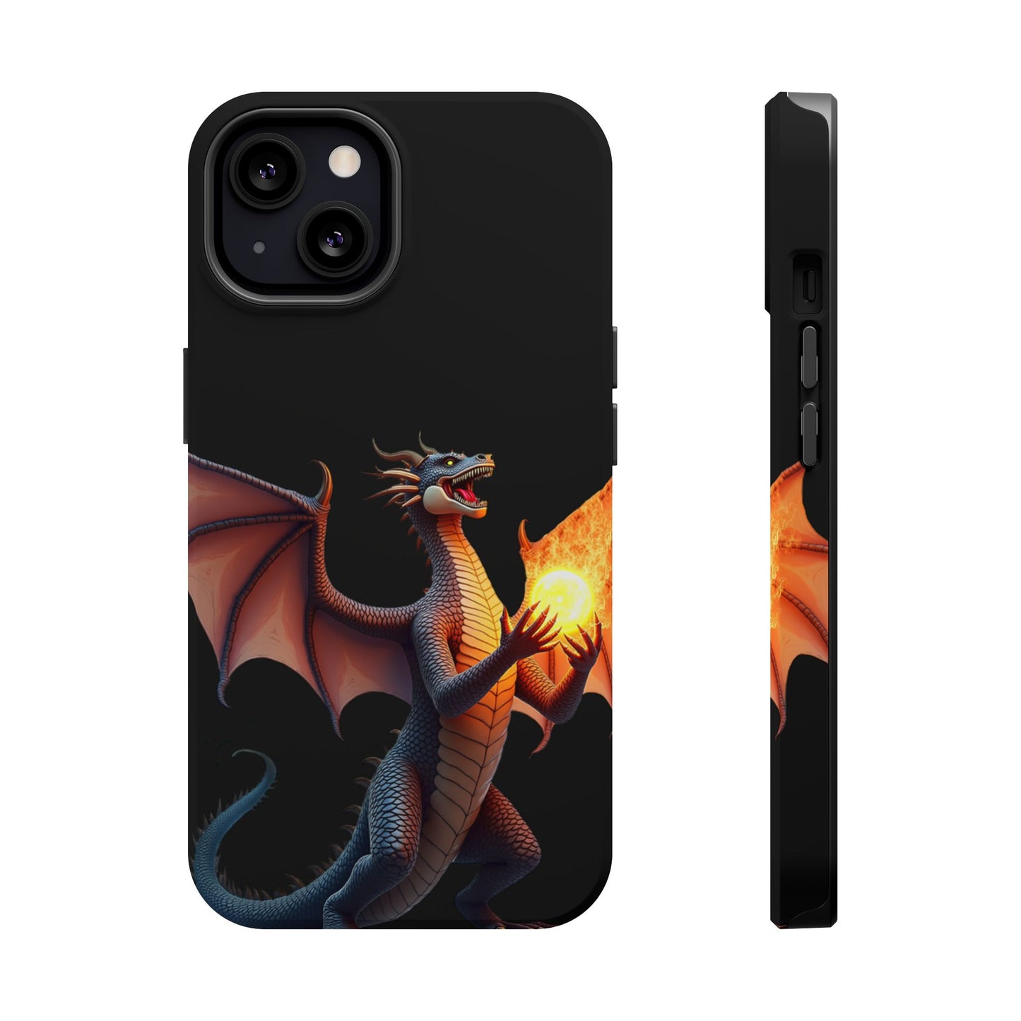 Dragon Fantasy MagSafe® iPhone Tough Case – Stunning Solid Design Protective Cover with Mythical Design