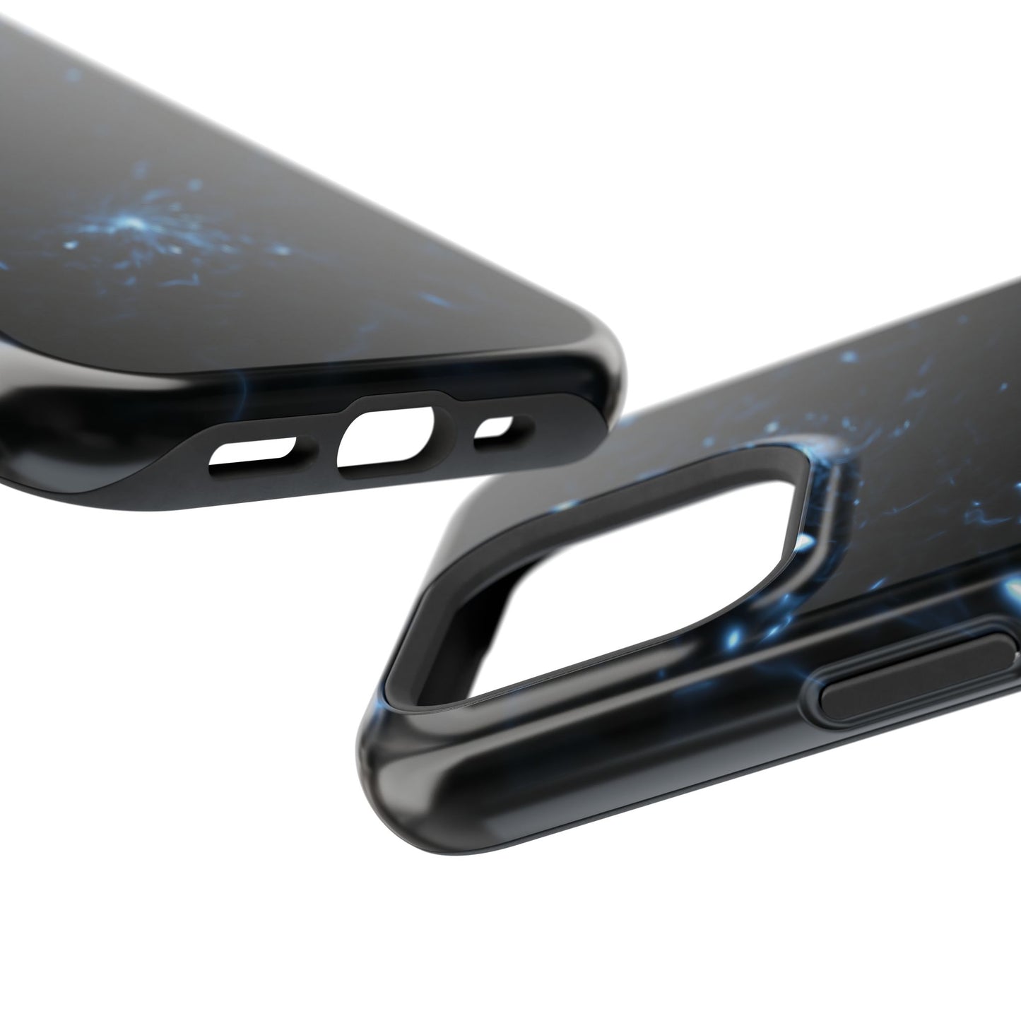 Galaxy Phone Case - Aesthetic iPhone Case | Blue Abstract Energy Design | Gifts for Him/Her | Sci-Fi Tech Vibes