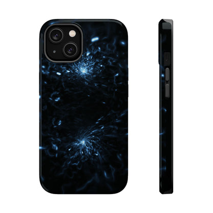 Galaxy Phone Case - Aesthetic iPhone Case | Blue Abstract Energy Design | Gifts for Him/Her | Sci-Fi Tech Vibes