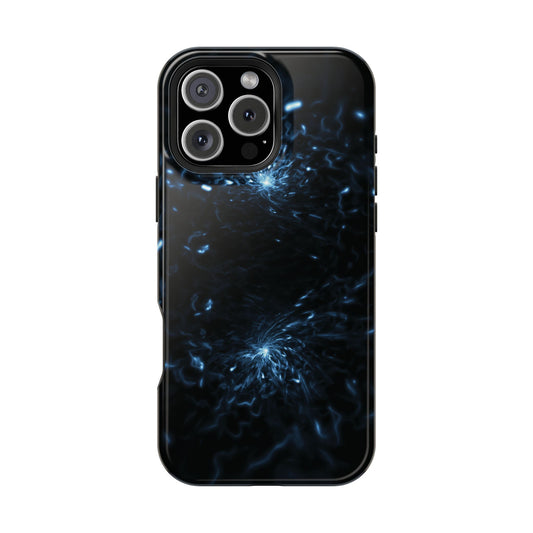 Galaxy Phone Case - Aesthetic iPhone Case | Blue Abstract Energy Design | Gifts for Him/Her | Sci-Fi Tech Vibes
