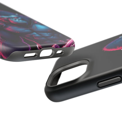 Cyber Primal Phone Case – Neon Power, Gorilla Strength
