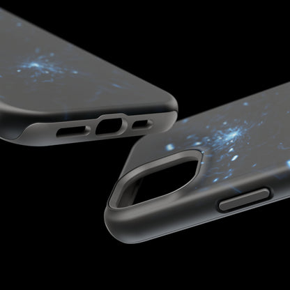 Galaxy Phone Case - Aesthetic iPhone Case | Blue Abstract Energy Design | Gifts for Him/Her | Sci-Fi Tech Vibes
