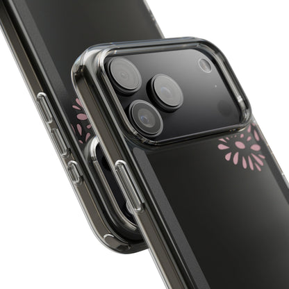 Elegant Floral Clear Phone Case – Minimalist Chic Protection