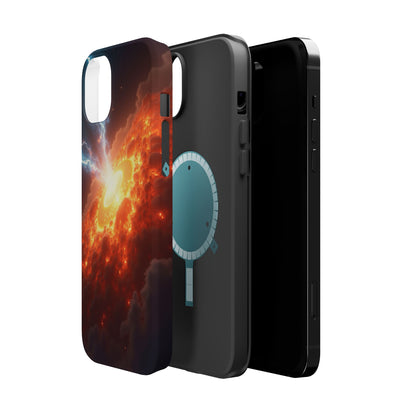 Supernova Phone Case - Fiery Galaxy iPhone Cover - Astronomy Gift for Him/Her