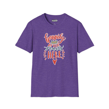 "Happily Ever After Starts Here" Inspirational & Wholesome T-Shirt – Cute Motivational Graphic Tee for Dreamers, Romantics & New Beginnings