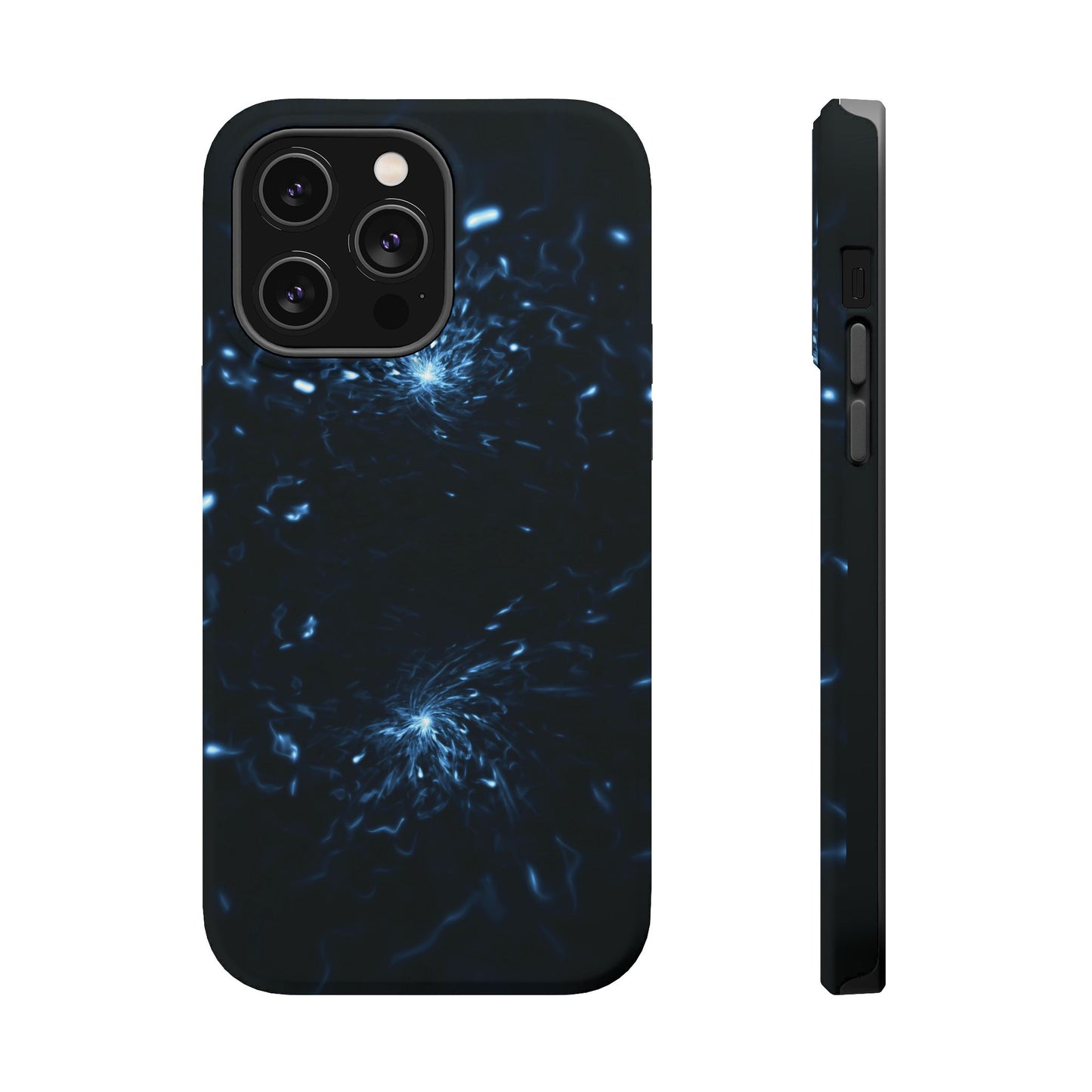 Galaxy Phone Case - Aesthetic iPhone Case | Blue Abstract Energy Design | Gifts for Him/Her | Sci-Fi Tech Vibes